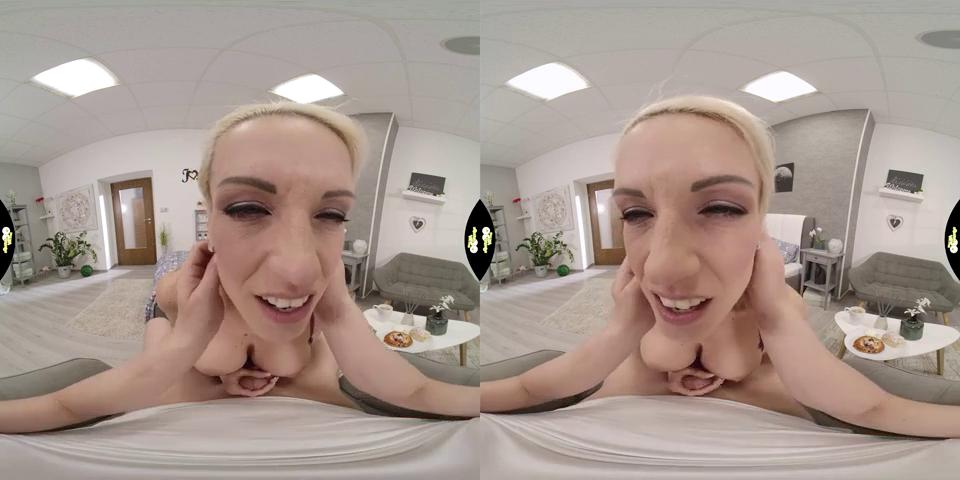 Blanche Bradburry’s VR Morning Feast: Big Tits, Ass & Blowjob