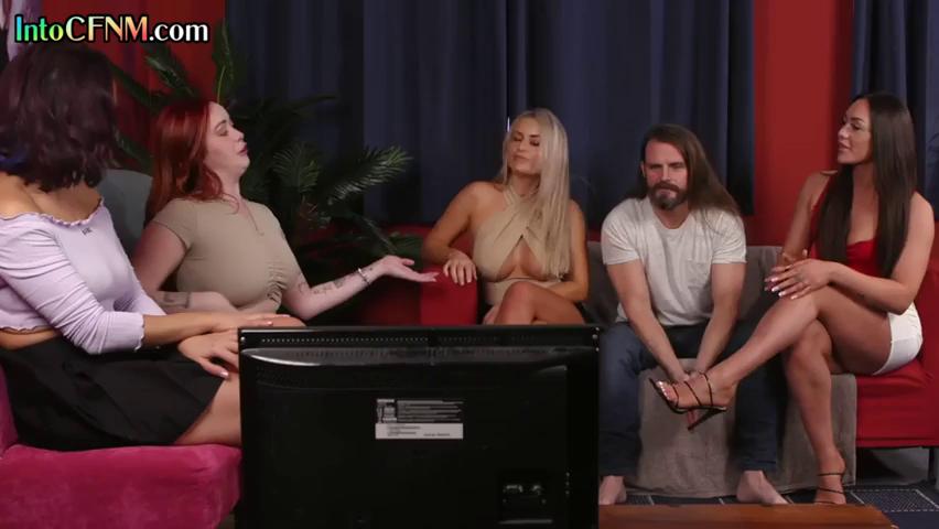 CFNM Sluts Pleasuring Hard Cocks with Mouths and Hands