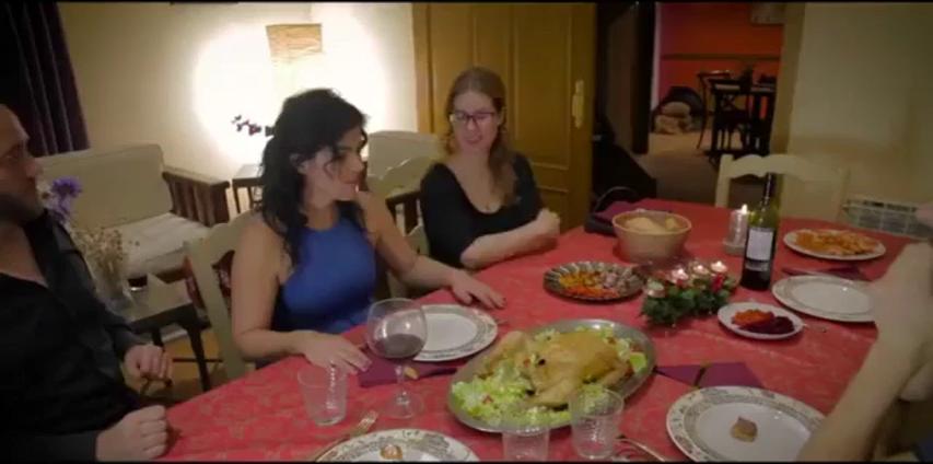 Exclusive Dinner Party: Intimate Blowjob, Doggy & Licking Action