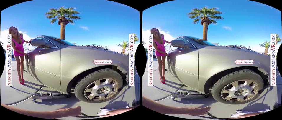 Grateful Brett Rossi rewards your flat tire help with steamy passion