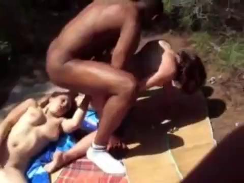 Horny Cougar Wife and Friend Suck Stranger’s BBC in Park on Camera