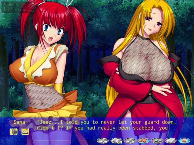 Lewd Kunoichi Sisters Episode 4: Big Tits, Big Ass Blowjob Action