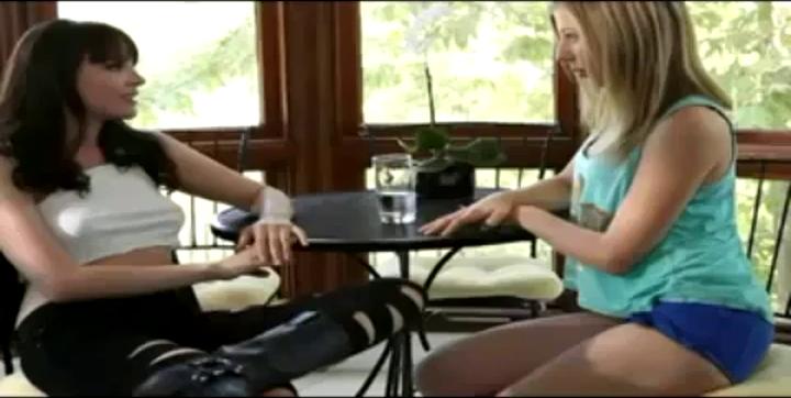 Naughty Nanny Chastity Lynn’s Licking MILF & Babe Porn Scene